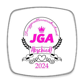 Hen Party 2024 2 - Square fridge magnet - white - Front