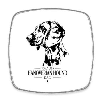 Hanoverian Hound Dad Dog Dog Hunting Dogs Wilsigns - Square fridge magnet - white - Front