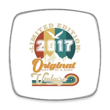 Original 2017 Vintage Édition limitée Cadeau - Magnet carré - blanc - Devant