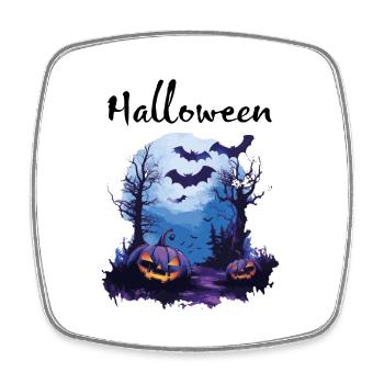 Halloween - Viereckiger Kühlschrankmagnet - Weiß - Vorne