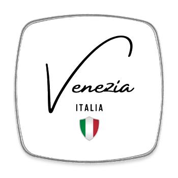 Ich liebe Venedig, Venedig Italien - Viereckiger Kühlschrankmagnet - Weiß - Vorne