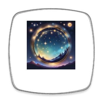 Leo Astrology Leo Gift - Square fridge magnet - white - Front