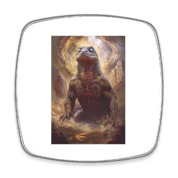 Dirawong Australie Mythologie Cadeau - Magnet carré - blanc - Devant
