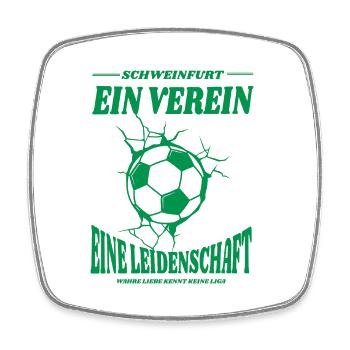 Schweinfurt Football Fan Gift - Square fridge magnet - white - Front