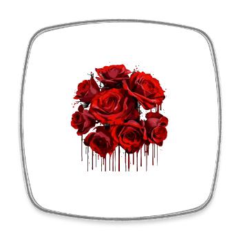 Floristin Rosen Rosenstrauß Rose für eine - Viereckiger Kühlschrankmagnet - Weiß - Vorne