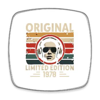 Original 1978 Rétro Anniversaire 1978 Vintage 1978 - Magnet carré - blanc - Devant