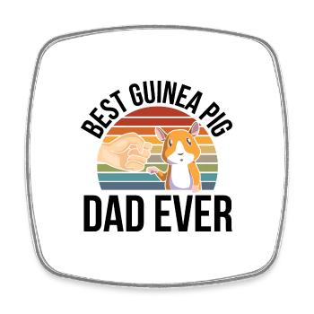Guinea pig - Square fridge magnet - white - Front