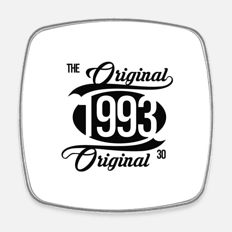 1993 The Original 30 Geburttag - Square fridge magnet - white