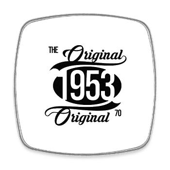 1953 The Original 70 Birthday - Square fridge magnet - white - Front