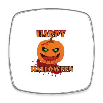 Happy Halloween - Viereckiger Kühlschrankmagnet - Weiß - Vorne