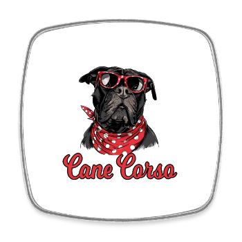 Cane Corso Mom für eine Cane Corso Hundehalterin - Viereckiger Kühlschrankmagnet - Weiß - Vorne