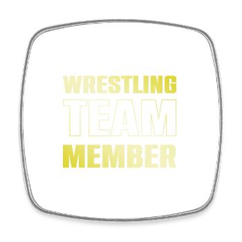 Wrestling Team - Viereckiger Kühlschrankmagnet - Weiß - Vorne