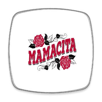Mamacita Drôle Fête des Mères Espagnole Mama Latina - Magnet carré - blanc - Devant