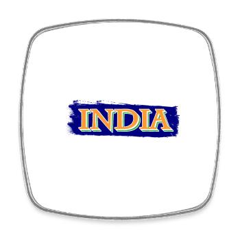 Inde Inde Hindu Pride Drapeau Pays I Cadeau - Magnet carré - blanc - Devant