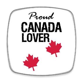 Canada Lover Canada Pays Amérique du Nord Cadeau - Magnet carré - blanc - Devant