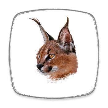 Caracal - Magnet carré - blanc - Devant