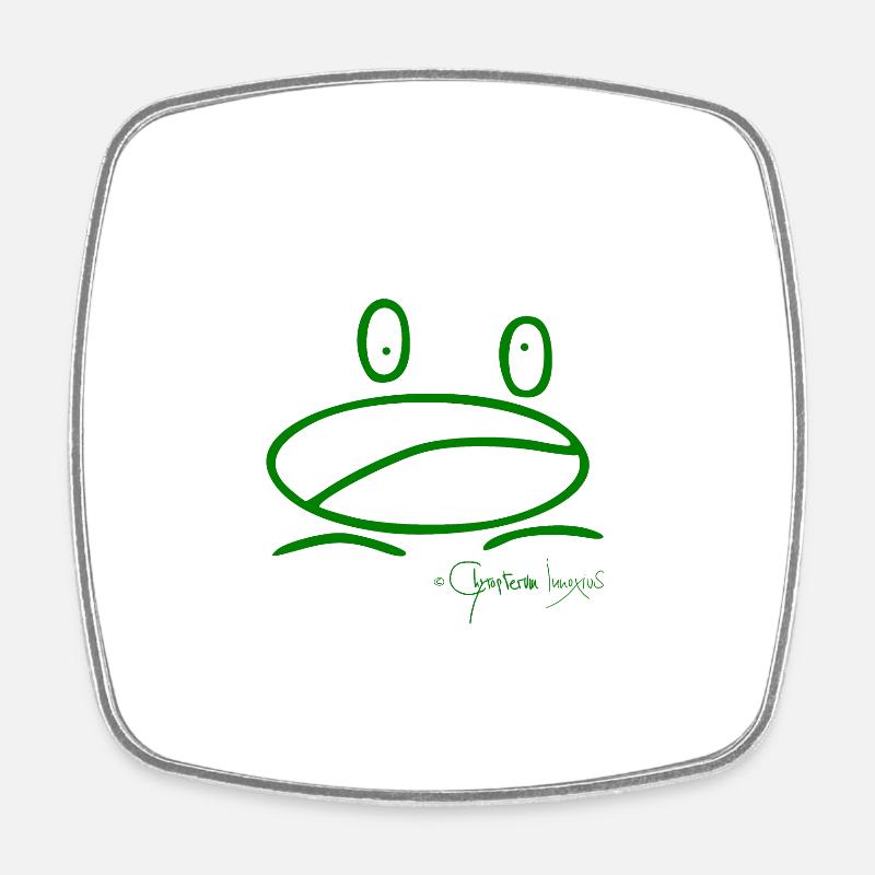 Frogmini © Chyropterum Innoxius - Square fridge magnet - white