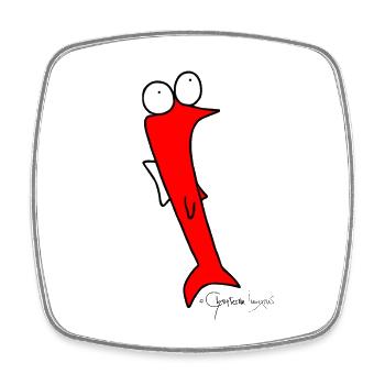 Cafard © Chyropterum Innoxius - Magnet carré - blanc - Devant