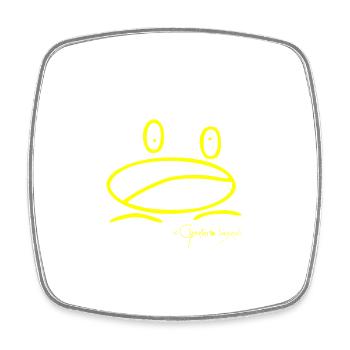 Frogmini - Ranunculus Oophagus - Square fridge magnet - white - Front