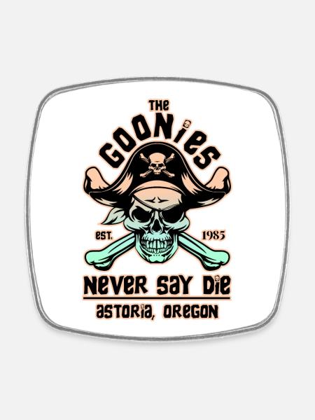THE GOONIES 8 - Magnet carré - blanc