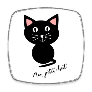 NOËL. ANNEE. ANNIVERSAIRE. RETRAITE. PAPA. MAMAM. - Magnet carré - blanc - Devant