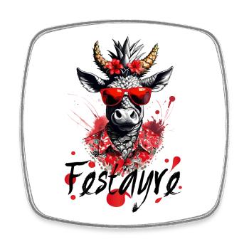 Festayre ! Féria de Béziers, Dax, Nîmes, Bayonne - Magnet carré - blanc - Devant
