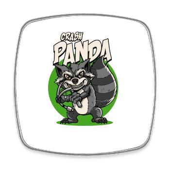 Crash Panda - Anästhesie und Paramedic Design - Viereckiger Kühlschrankmagnet - Weiß - Vorne