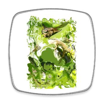 Insect - Square fridge magnet - white - Front