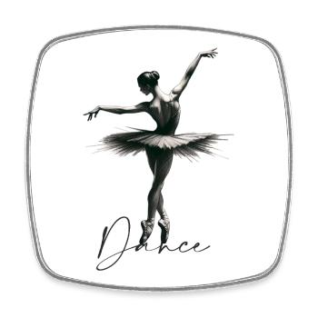 Dancer - Square fridge magnet - white - Front