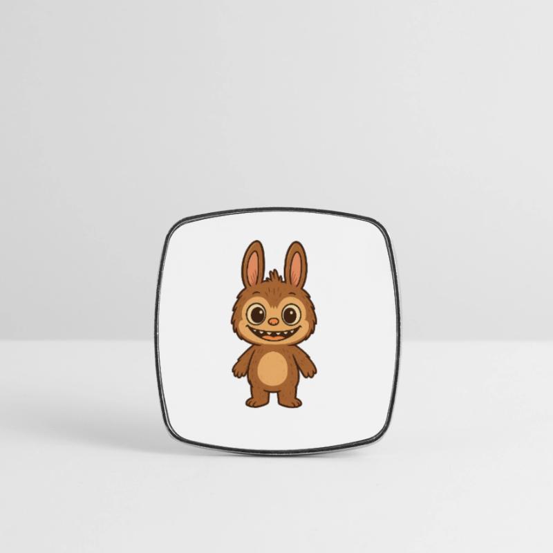 Cute Teddy Bear Rabbit Versatile Pattern Square fridge magnet