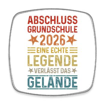 Graduation 2026 Primary School - Square fridge magnet - white - Front