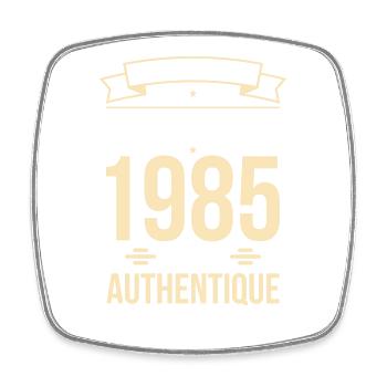 Anniversaire 40 ans - Original - Octobre 1985 - Magnet carré - blanc - Devant