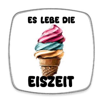 Vive l’ère glaciaire - saveur de crème glacée - Magnet carré - blanc - Devant