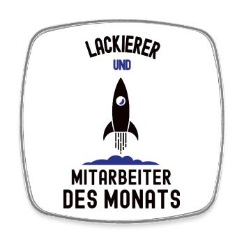Employee of the Month Varnisher Best Painter - Square fridge magnet - white - Front