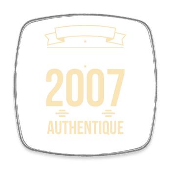 Anniversaire 18 ans - Original - Novembre 2007 - Magnet carré - blanc - Devant