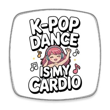 K-Pop Danse Drôle Corée - Magnet carré - blanc - Devant