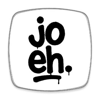 Jo eh –  Dialekt Österreich, Bayern, Wienerisch - Viereckiger Kühlschrankmagnet - Weiß - Vorne
