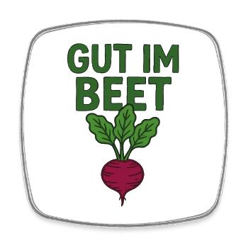Good in the Bed – Funny Garden Saying Hobby Gardener - Square fridge magnet - white - Front