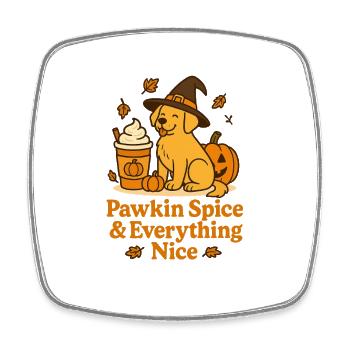 Funny Halloween Dog Lover T-Shirt | Cute Fall Pet  - Viereckiger Kühlschrankmagnet - Weiß - Vorne