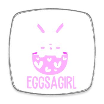 Werdende Mutter Ostern Gender Reveal - Viereckiger Kühlschrankmagnet - Weiß - Vorne