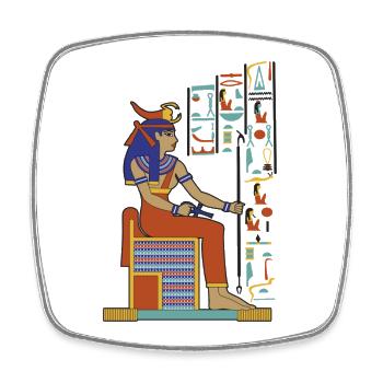 SERKET La Déesse Scorpion - Magnet carré - blanc - Devant