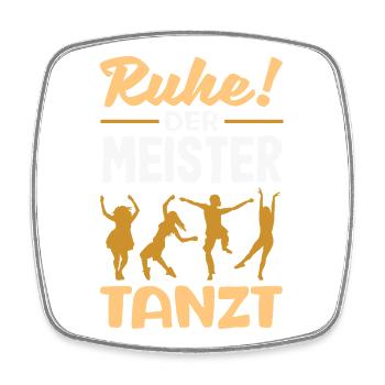 Dance - Square fridge magnet - white - Front