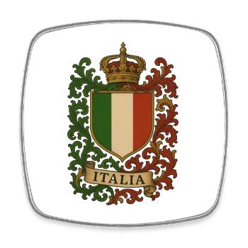 Italien Italia Italy - Square fridge magnet - white - Front