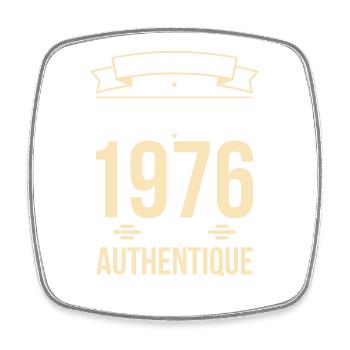 50th Anniversary - Original - January 1976 - Square fridge magnet - white - Front