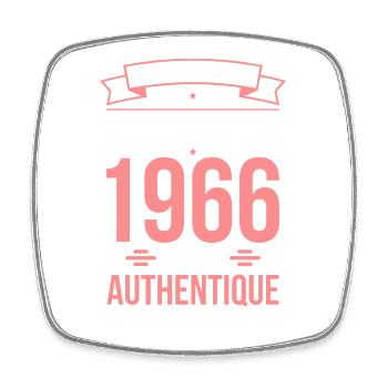 Anniversaire 60 ans - Originale - Janvier 1966 - Magnet carré - blanc - Devant
