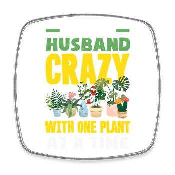 Garten- Und Pflanzenliebhaber Geschenke - Viereckiger Kühlschrankmagnet - Weiß - Vorne
