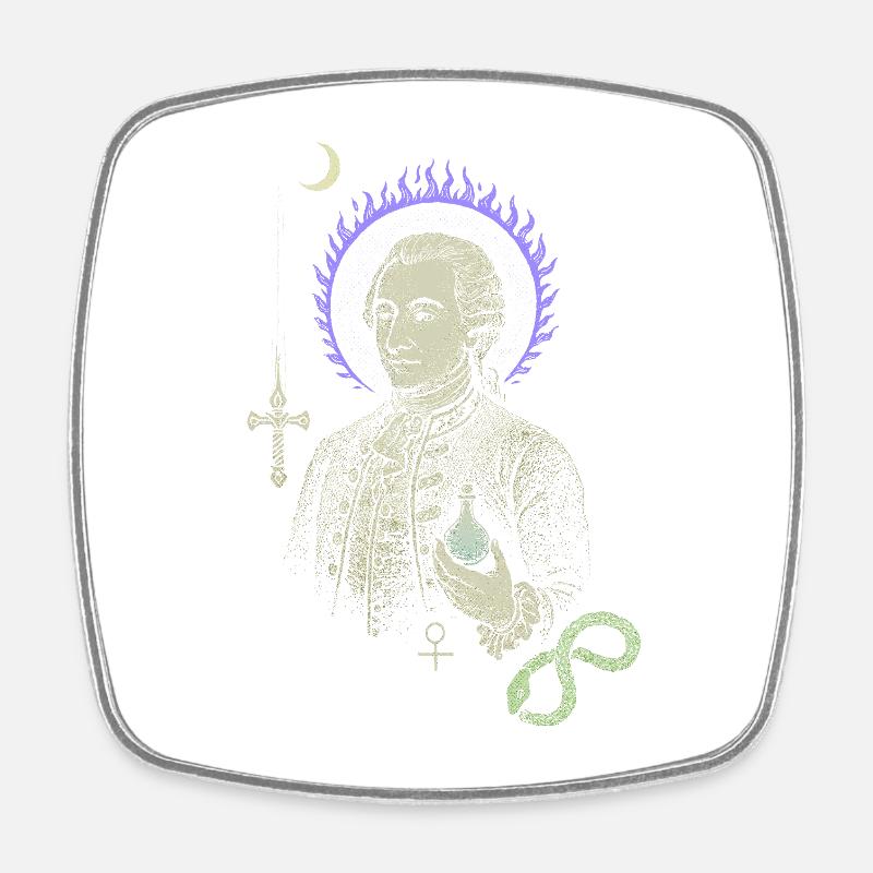 Saint-Germain - Square fridge magnet - white