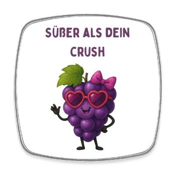 Sweet Crush Grape - Square fridge magnet - white - Front