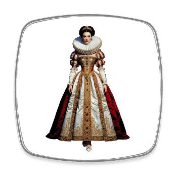 Queen Elizabeth I Cosplay - Square fridge magnet - white - Front