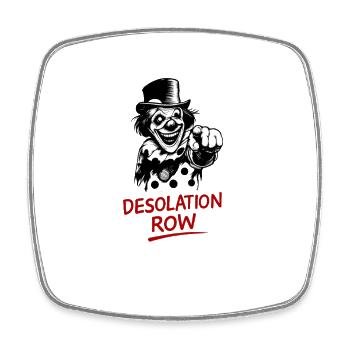 Desolate Clown Noir Artwork - Square fridge magnet - white - Front